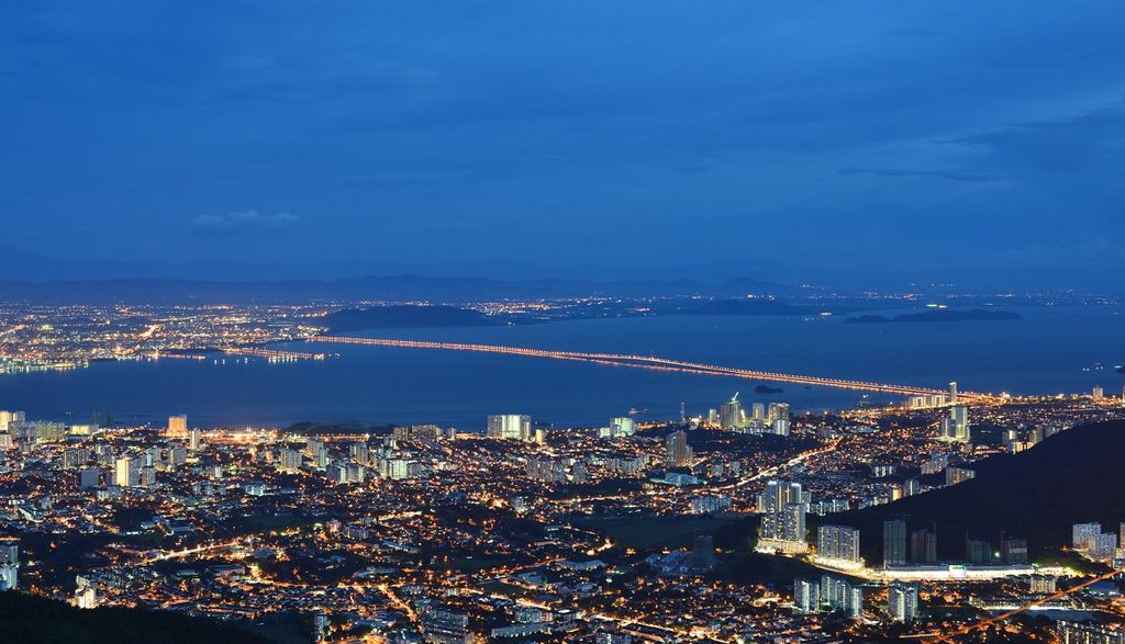 Georgetown from Penang hill