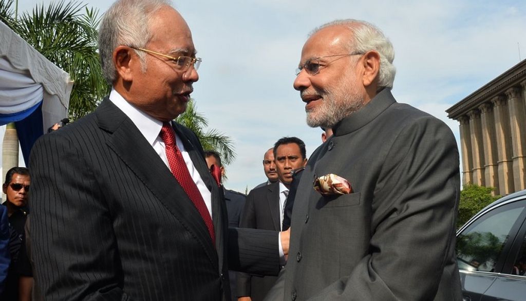 Narendra Modi and Najib Razak
