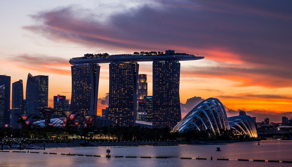 Singapore sunset