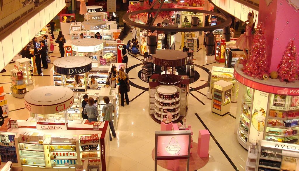 Changi airport shopping
