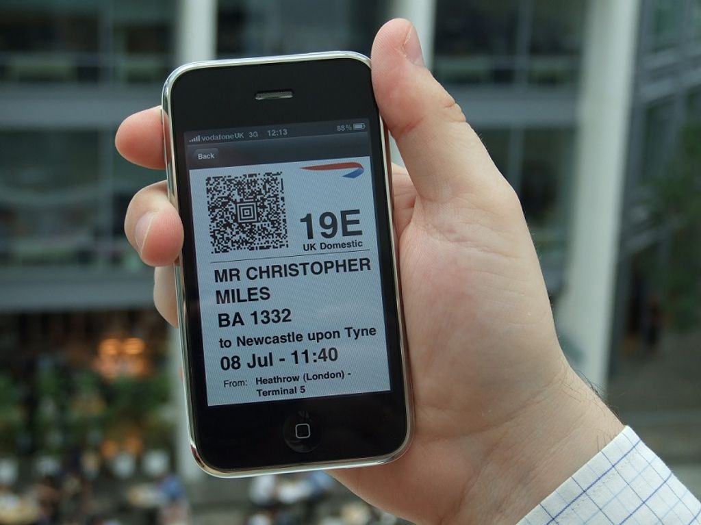 mobile boarding pass