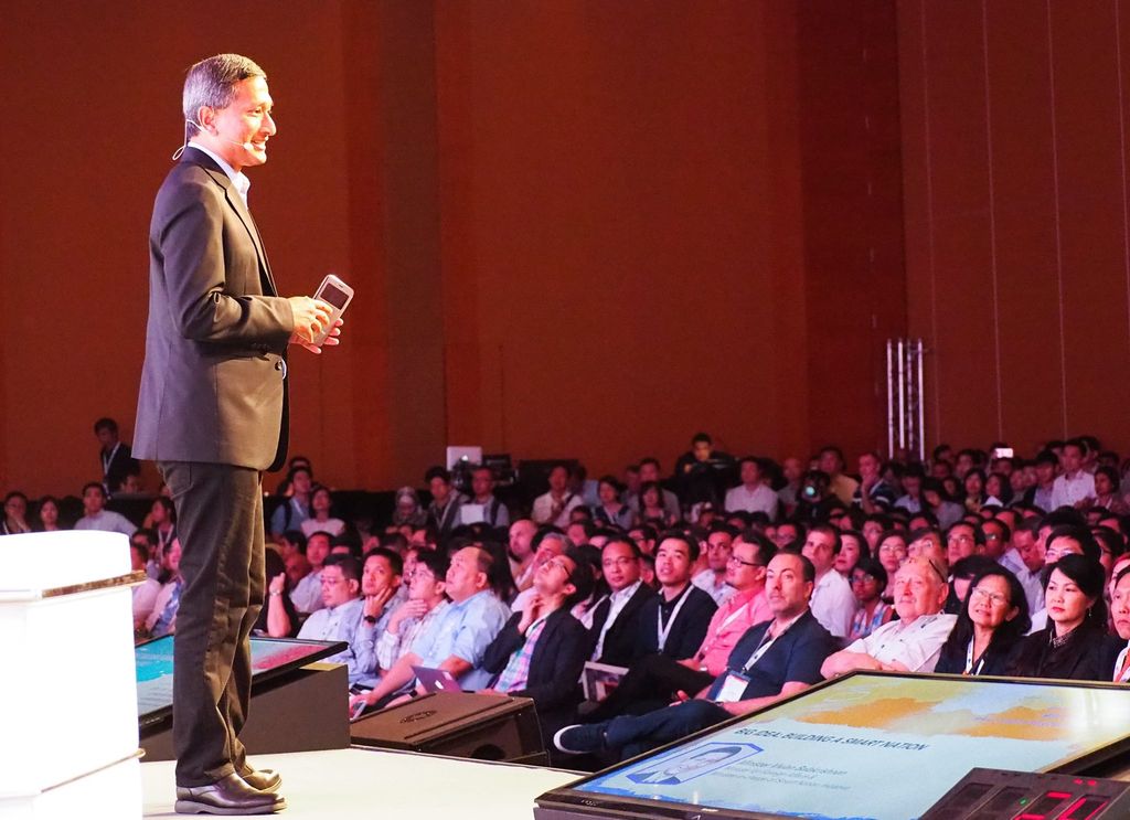 Minister Balakrishnan at InnovFest unBound 2016