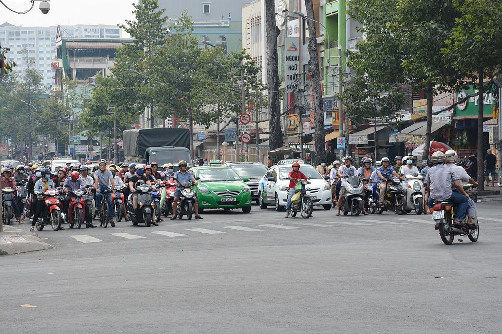 Motorbikes in Ho Chi Minh City