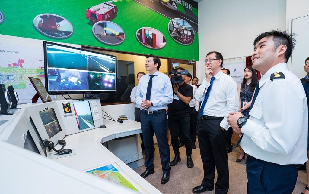 virtual simulation changi airport