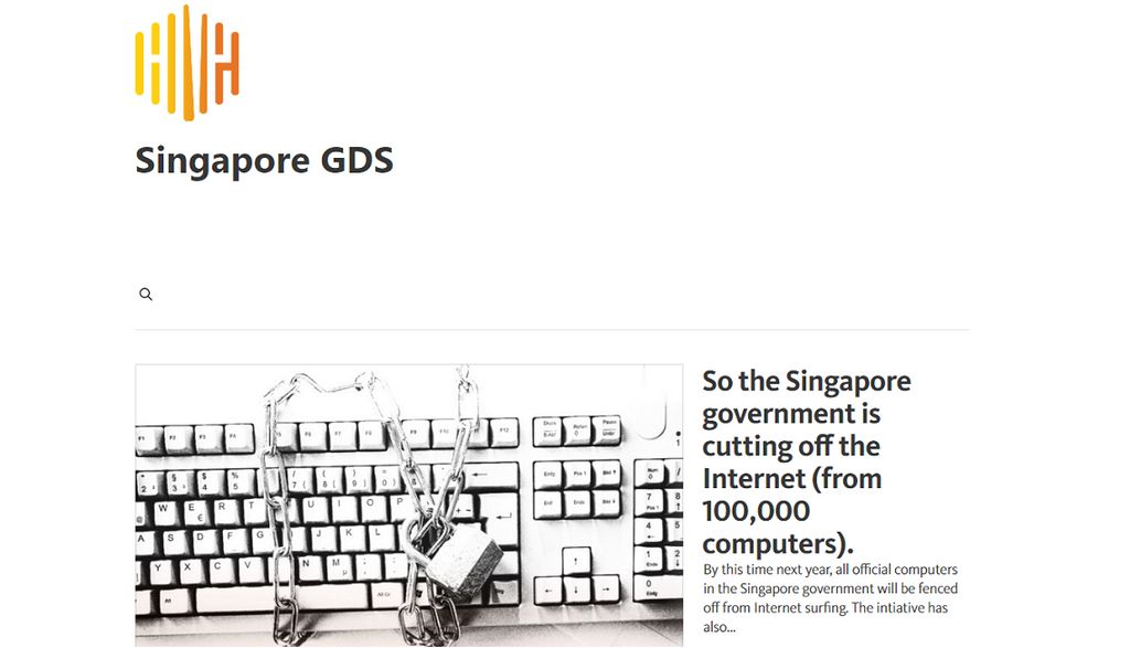 Singapore GDS blog