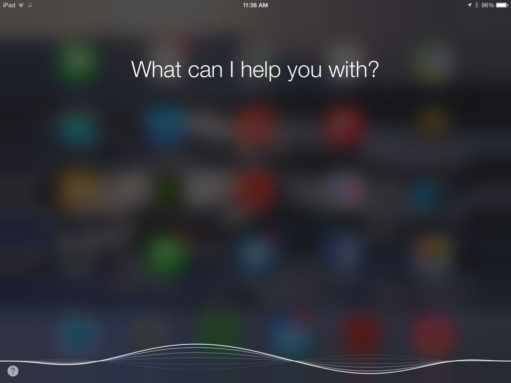 Siri ipad