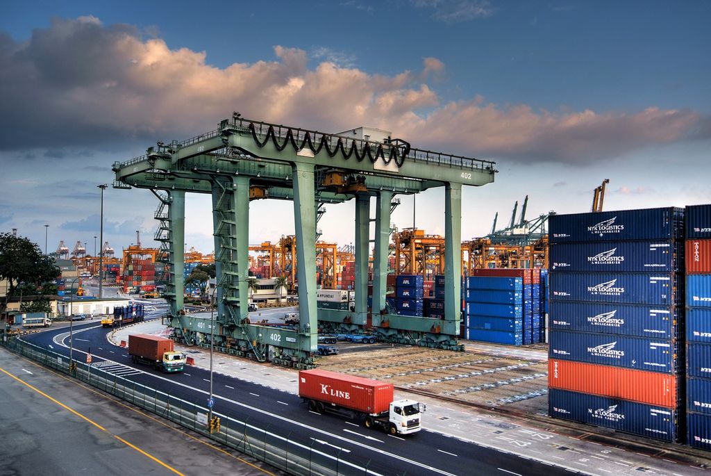 The_port_of_Singapore