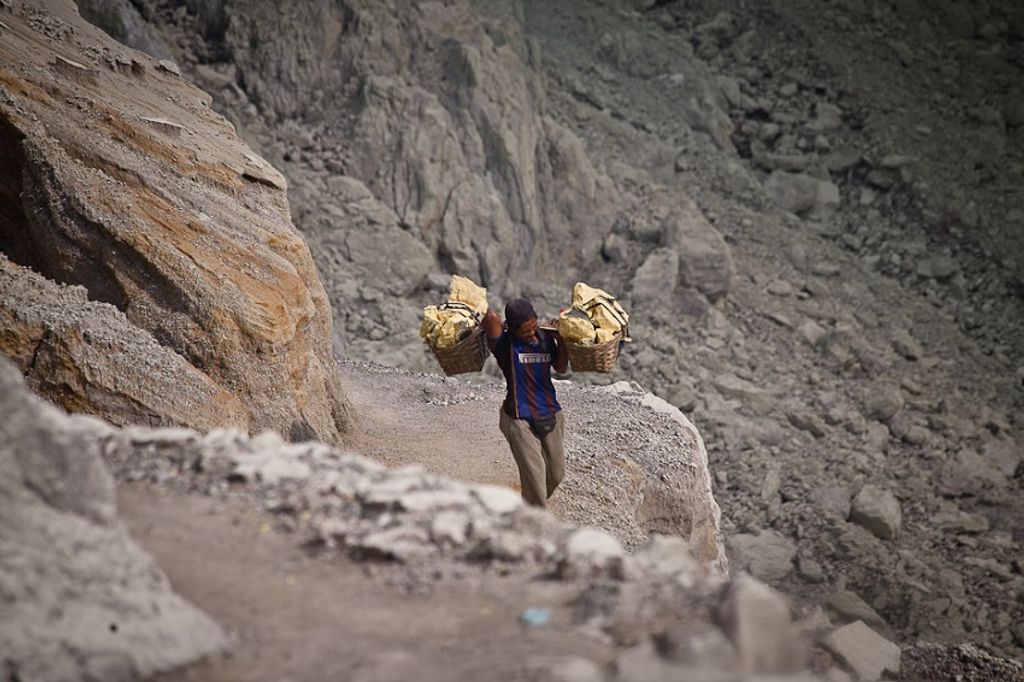 java sulphur miner