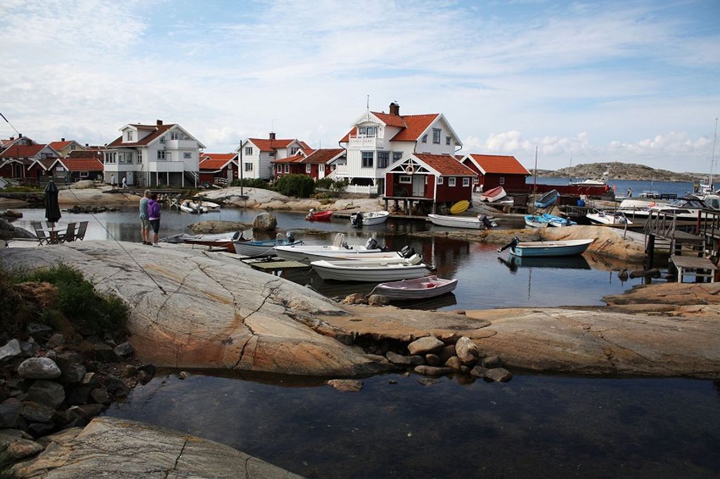 swedish boat and land