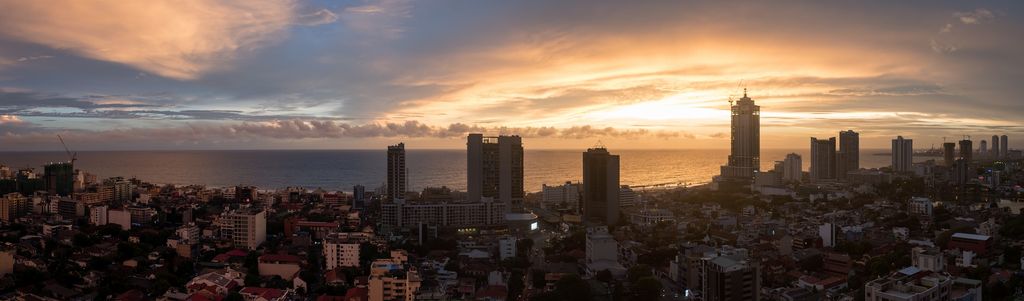 Colombo aerial Pano