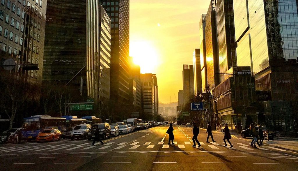 seoul sunset