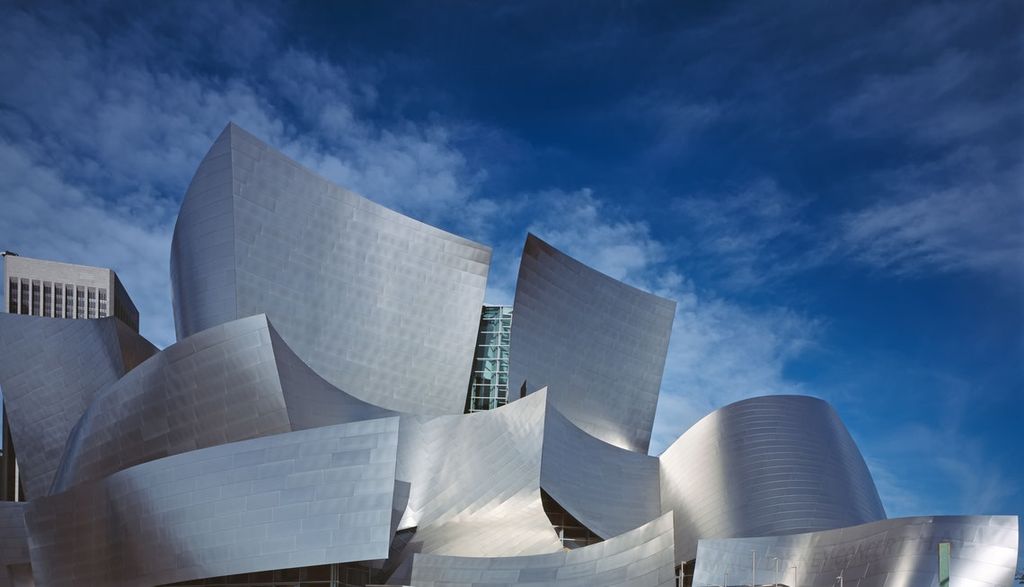 futuristic building