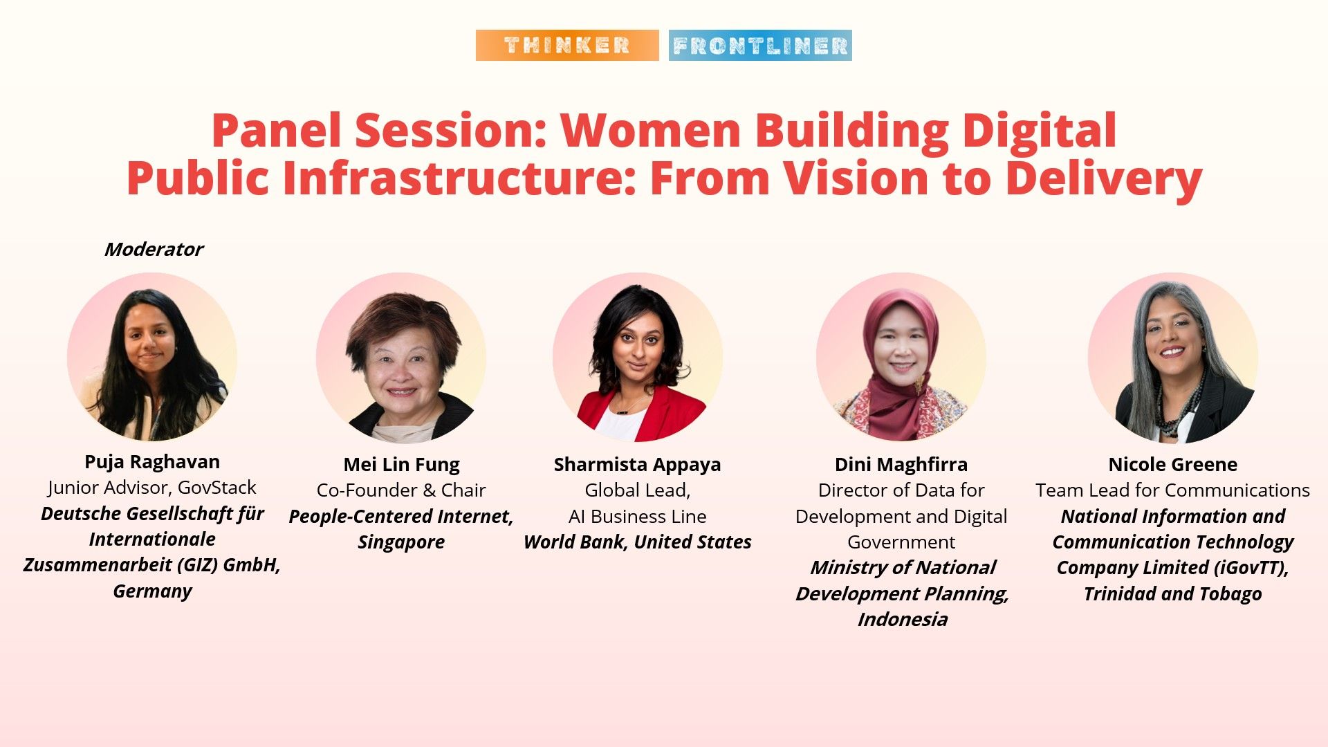thumbnail for Panel Session: Women Building Digital Public Infrastructure: From Vision to Delivery