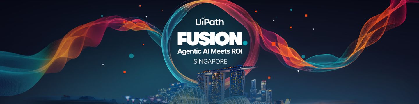 event banner for UiPath FUSION Singapore